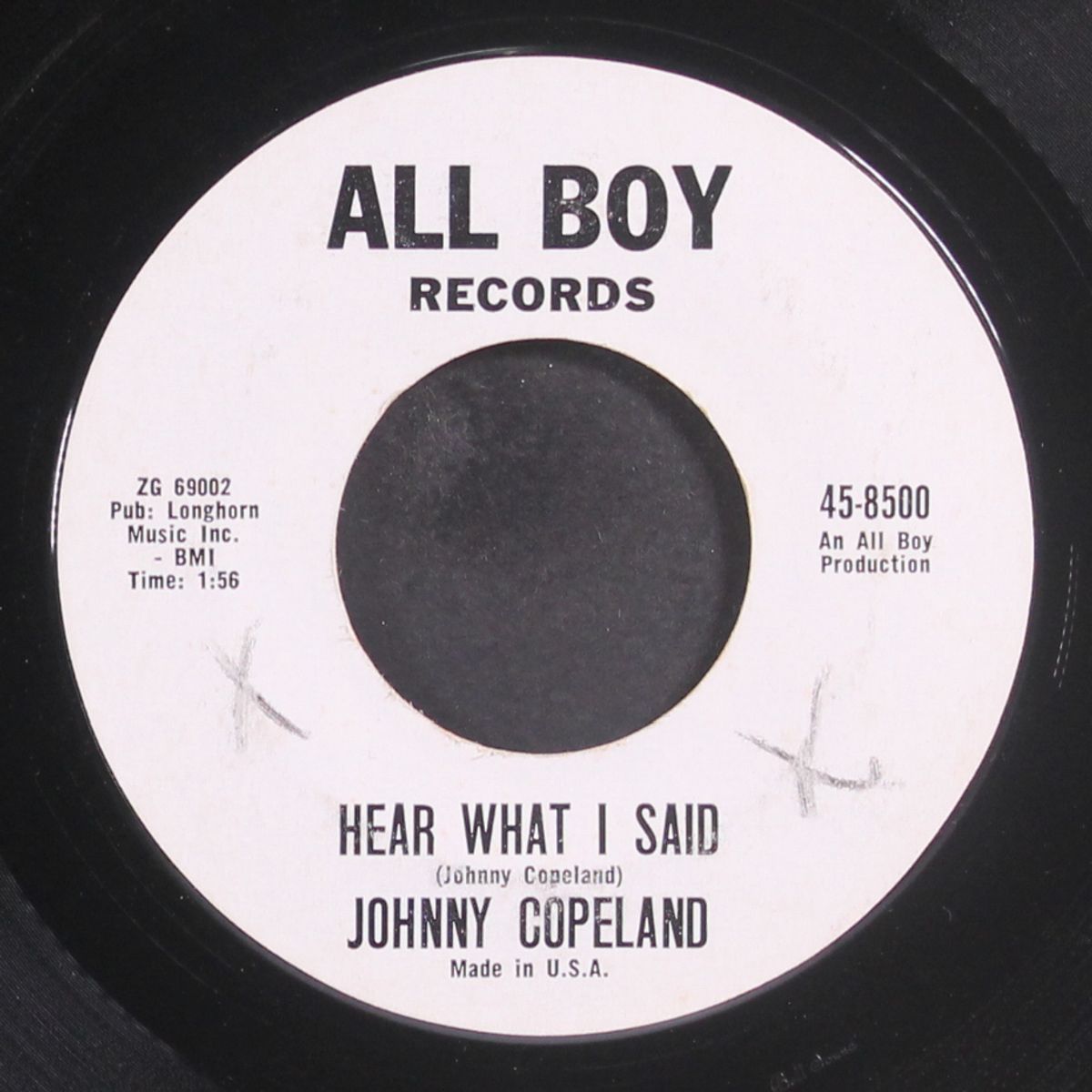 please let me know / hear what i said by JOHNNY COPELAND