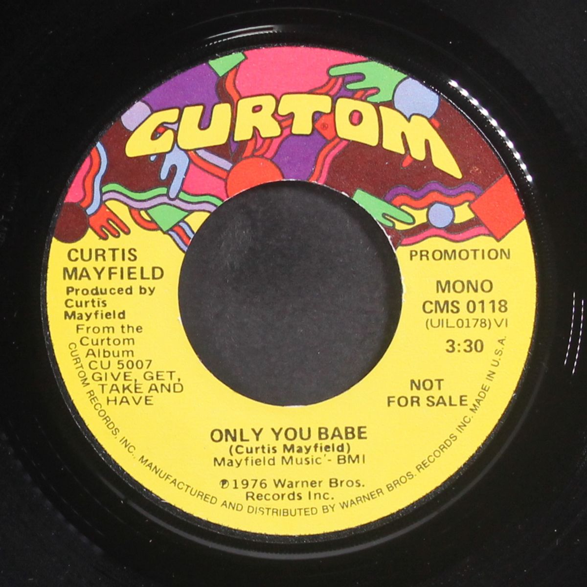 only you babe / mono by CURTIS MAYFIELD