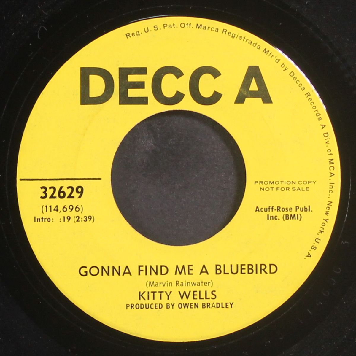 i don't see what i saw / gonna find me a bluebird by KITTY WELLS