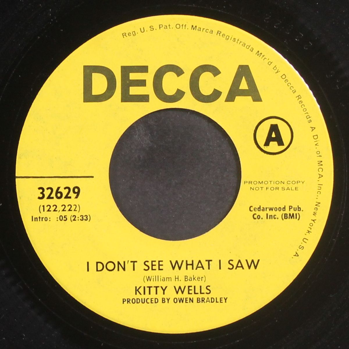i don't see what i saw / gonna find me a bluebird by KITTY WELLS