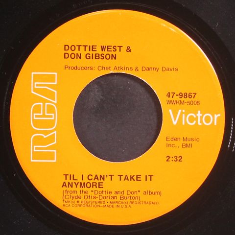 DOTTIE WEST & DON GIBSON