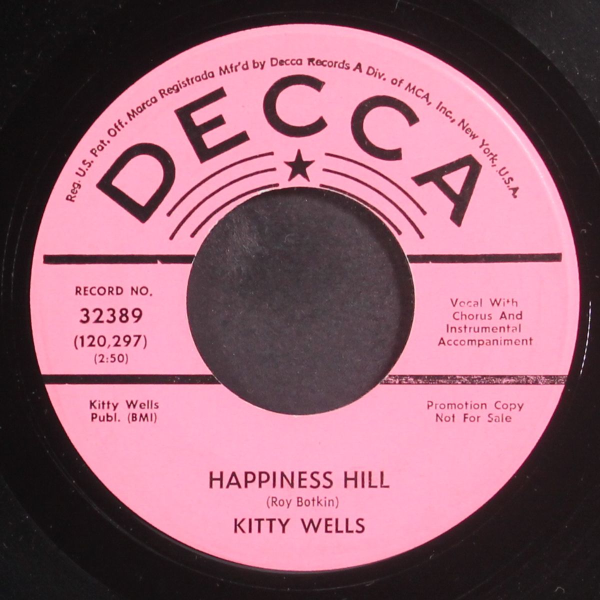 happiness hill by KITTY WELLS