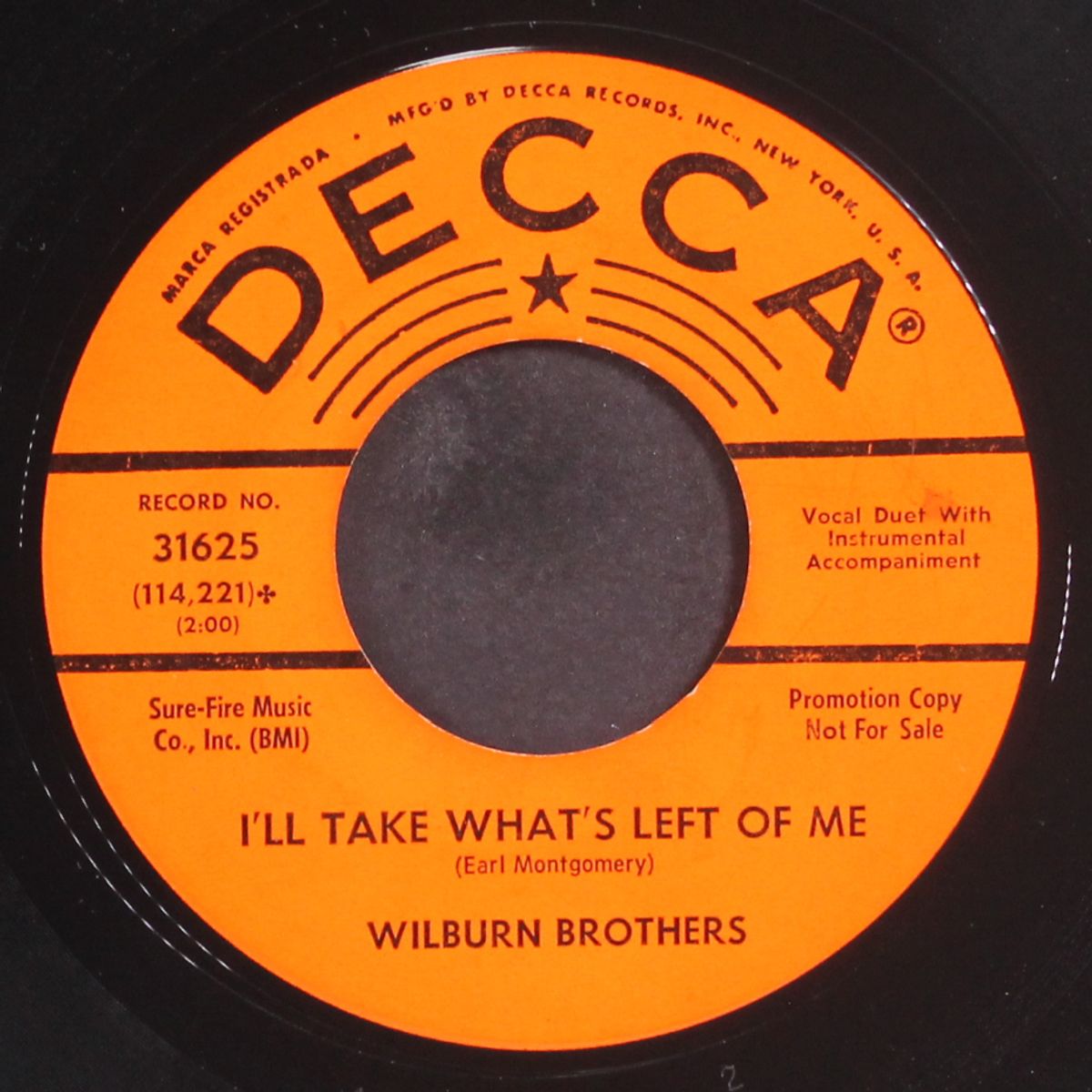 impossible by WILBURN BROTHERS