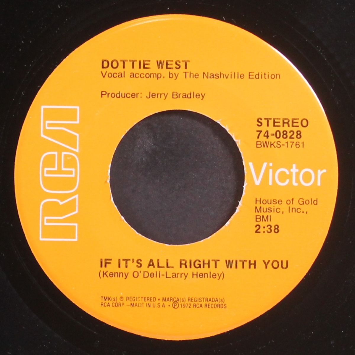 special memory by DOTTIE WEST