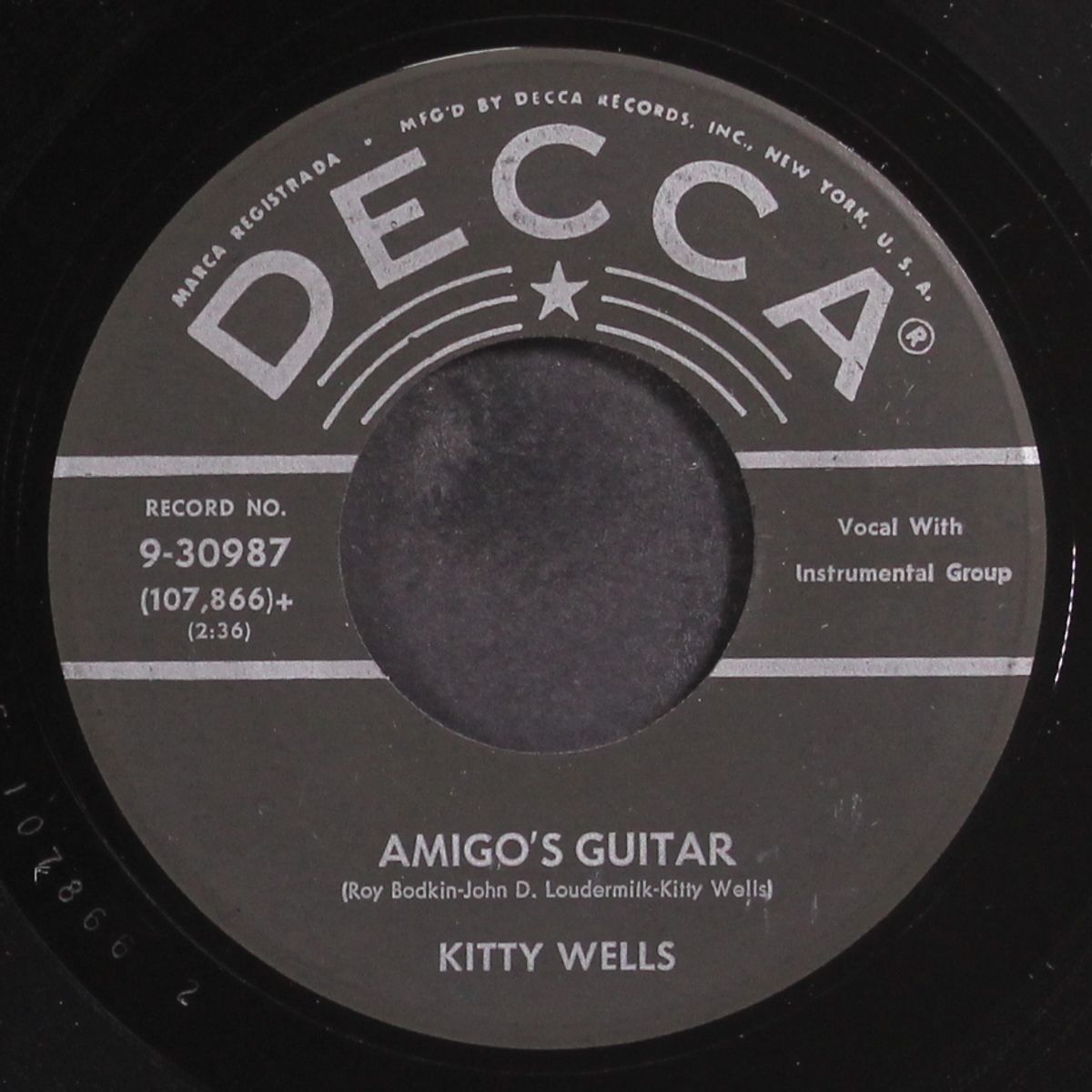 lonely is a word by KITTY WELLS