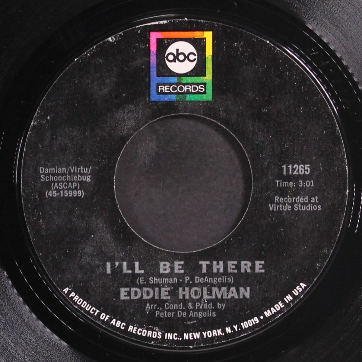 cause you're mine little girl / i'll be there by EDDIE HOLMAN