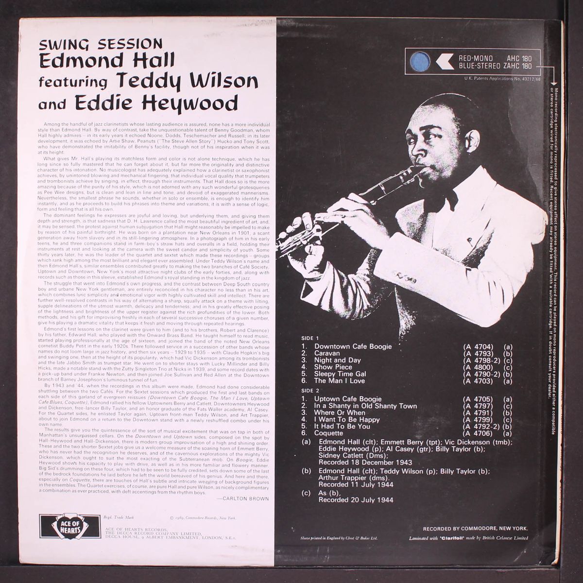 swing session by EDMOND HALL