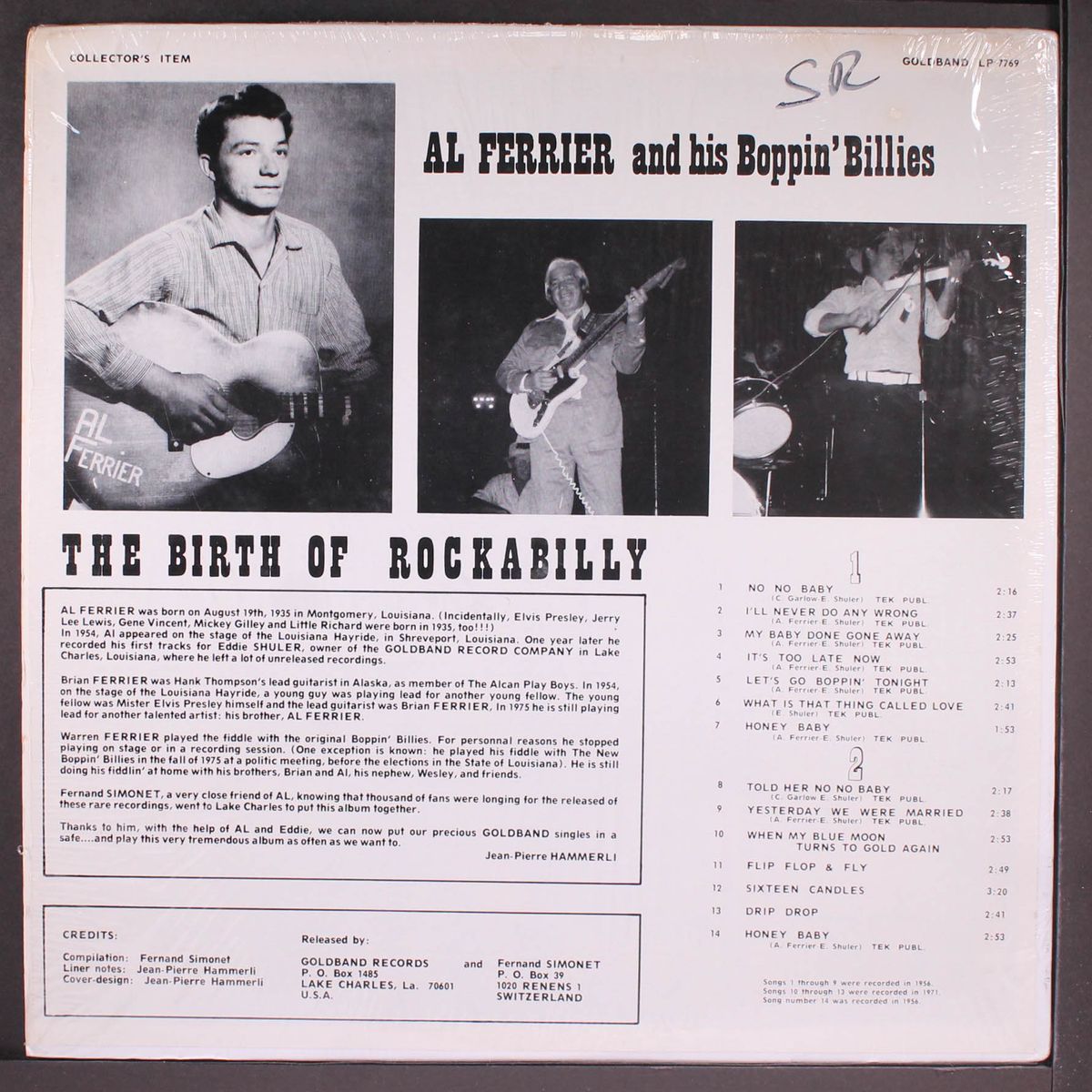 the birth of rockabilly by AL FERRIER