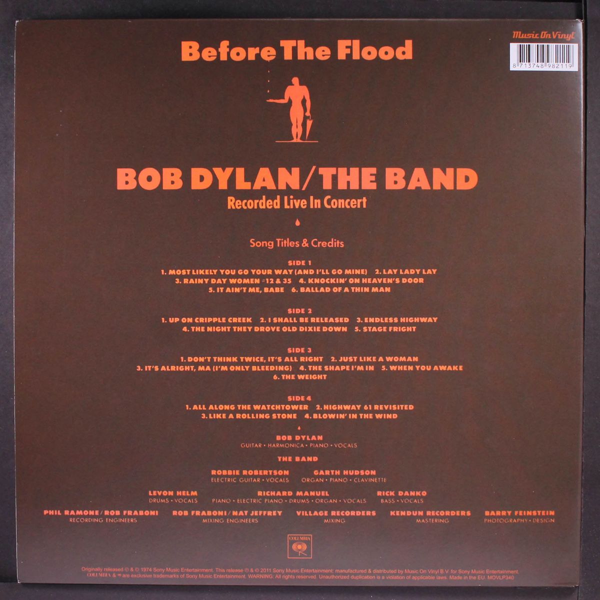 before the flood by BOB DYLAN / THE BAND
