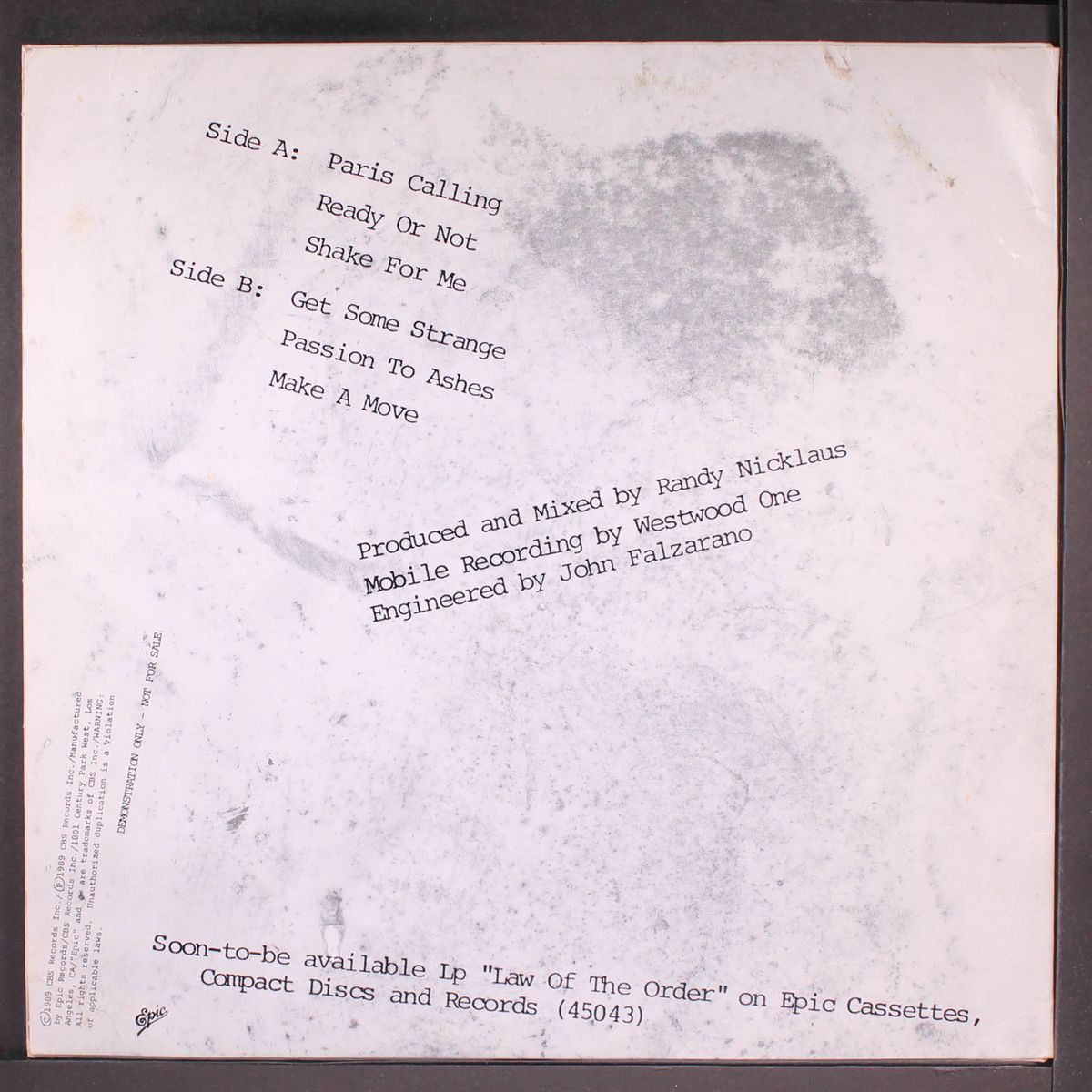july 14, 1989 bastille day by SHARK ISLAND