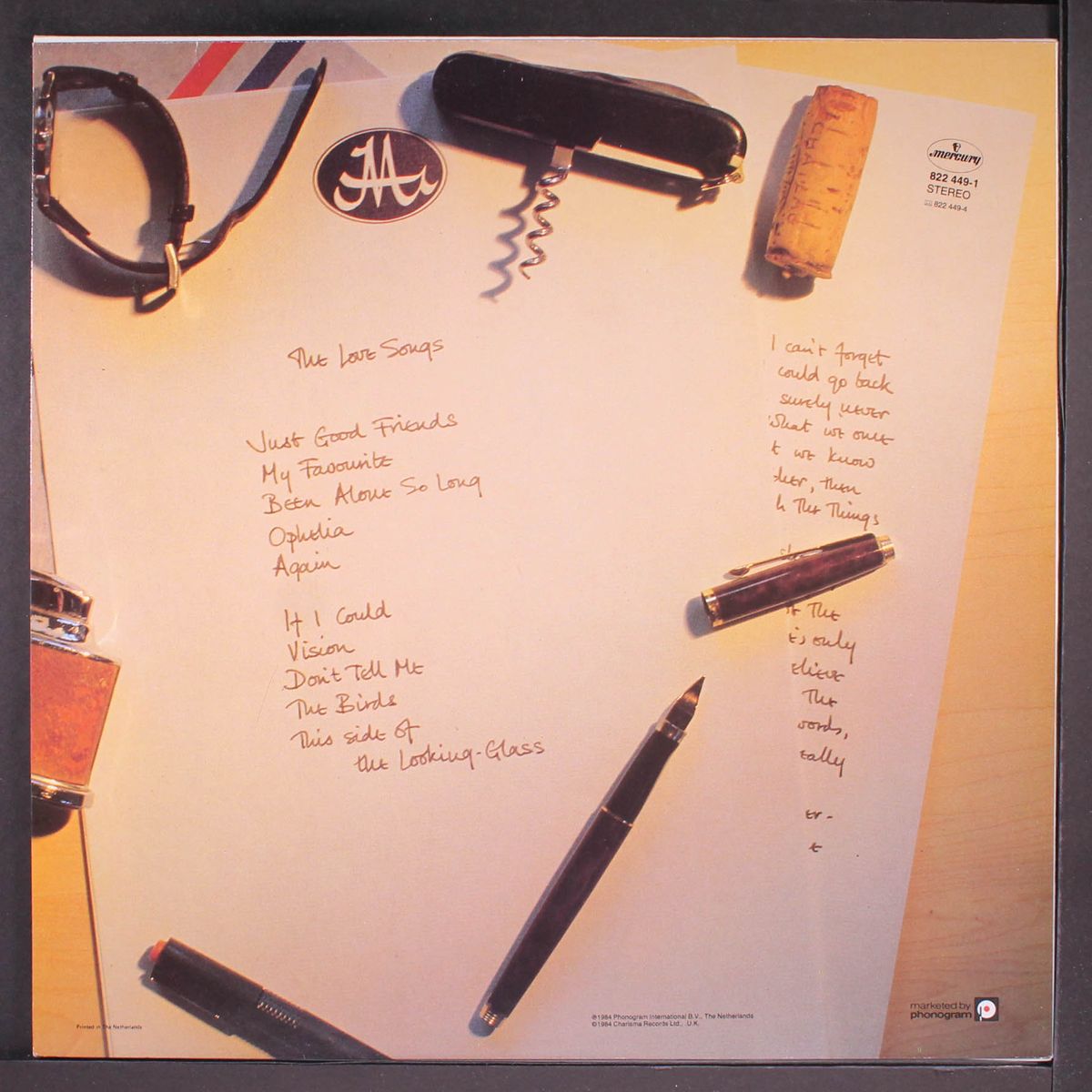 the love songs by PETER HAMMILL