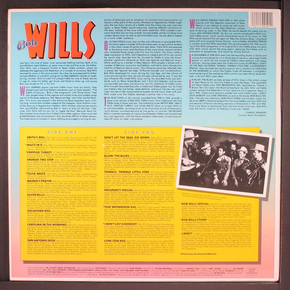 fiddle by BOB WILLS