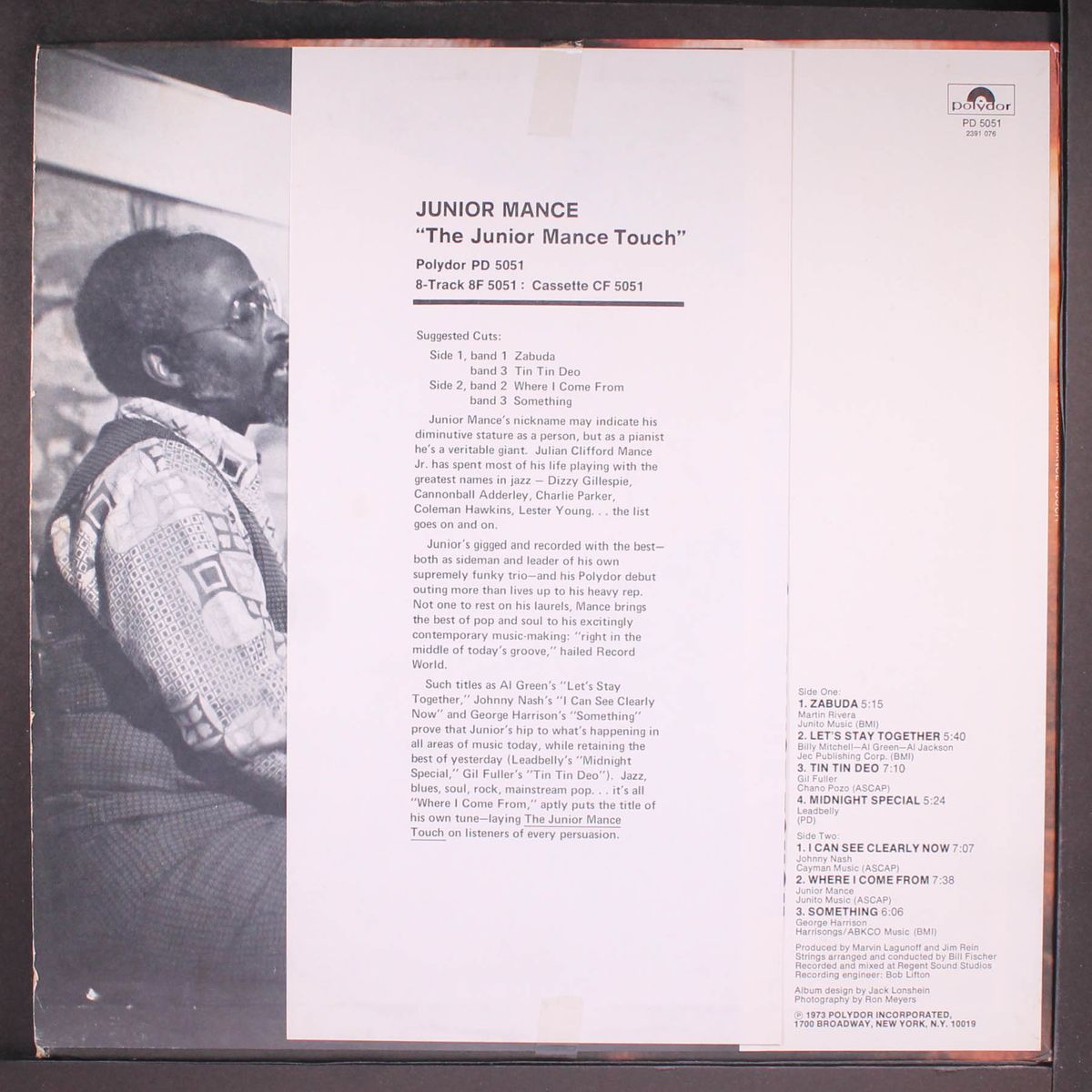the junior mance touch by JUNIOR MANCE