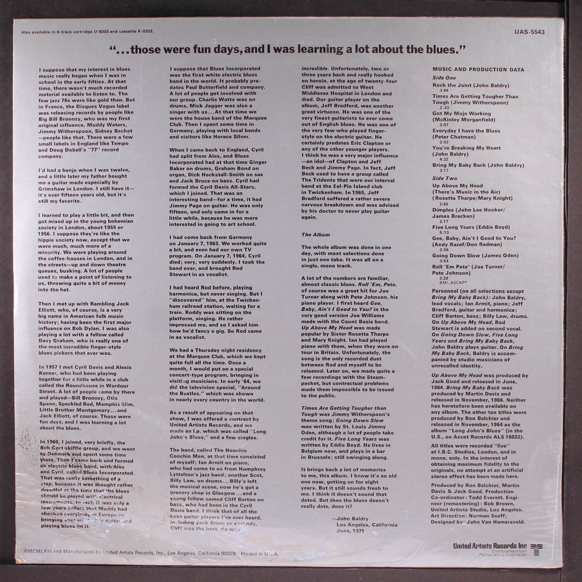 long john's blues by LONG JOHN BALDRY