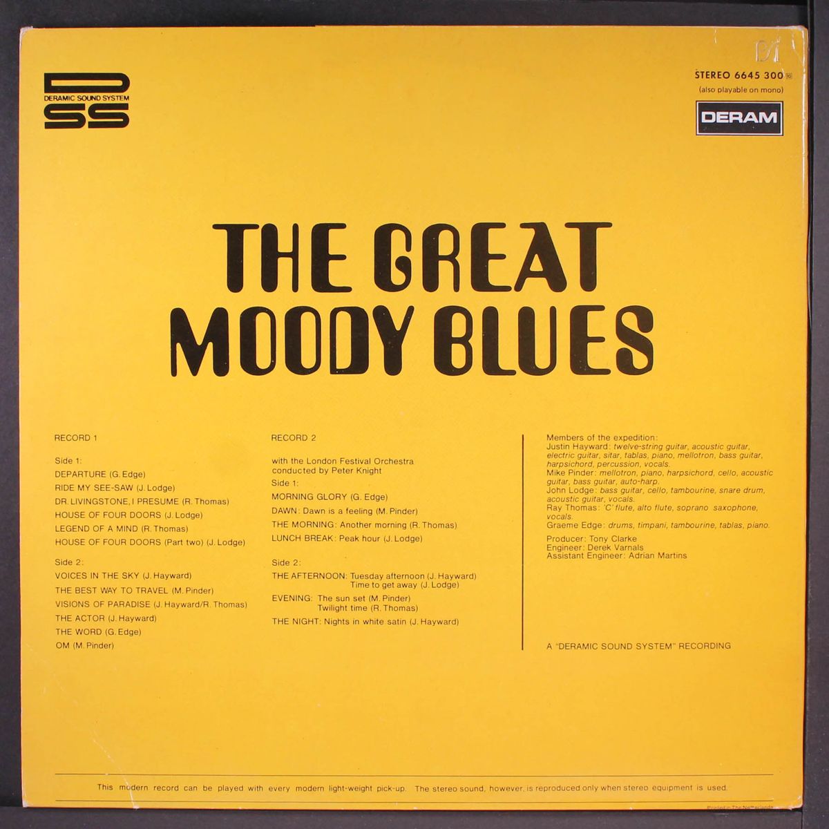 the great by MOODY BLUES