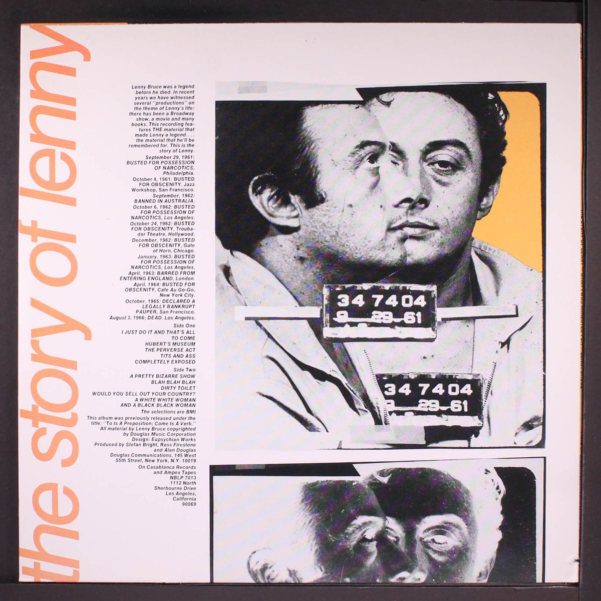 the story of lenny-what i was arrested for by LENNY BRUCE