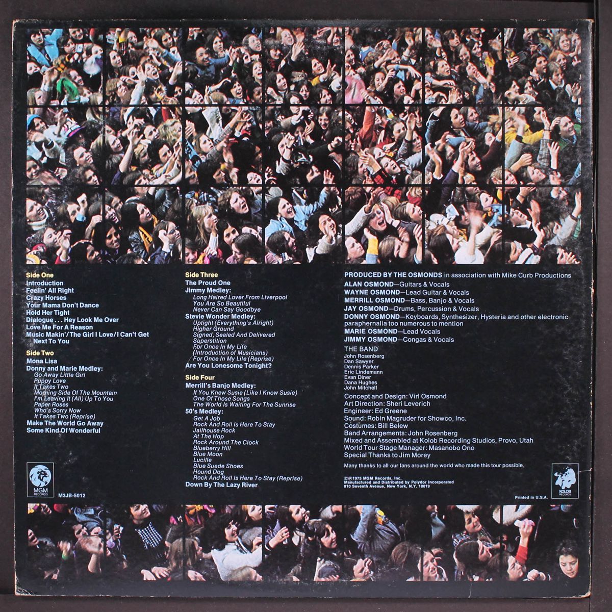 around the world live in concert by OSMONDS