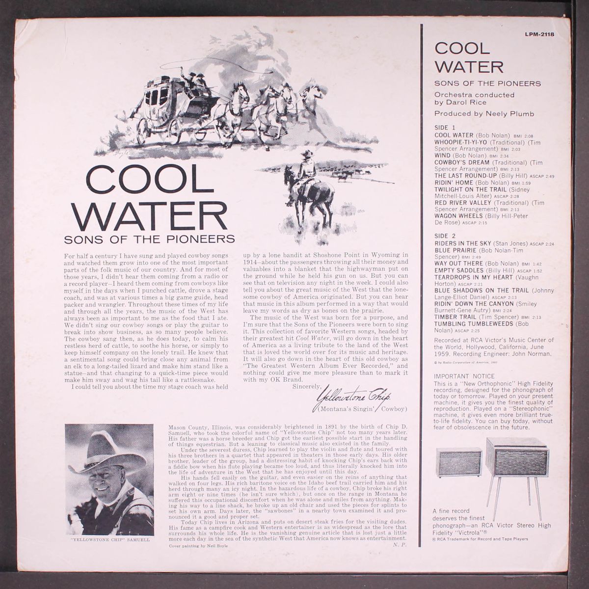 cool water by SONS OF THE PIONEERS