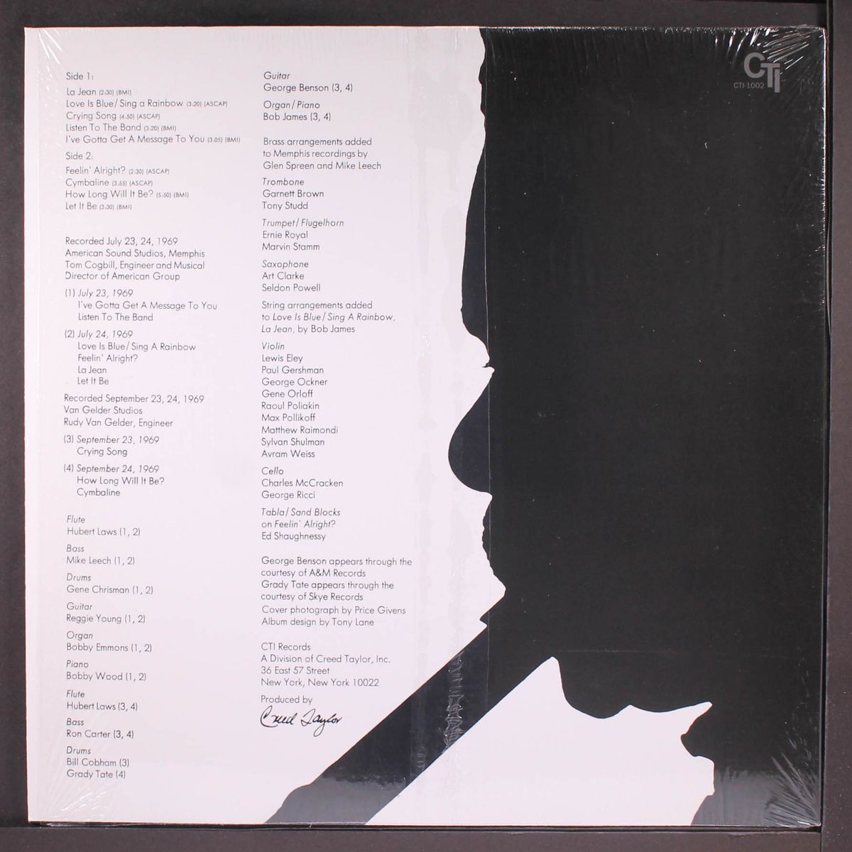 crying song by HUBERT LAWS