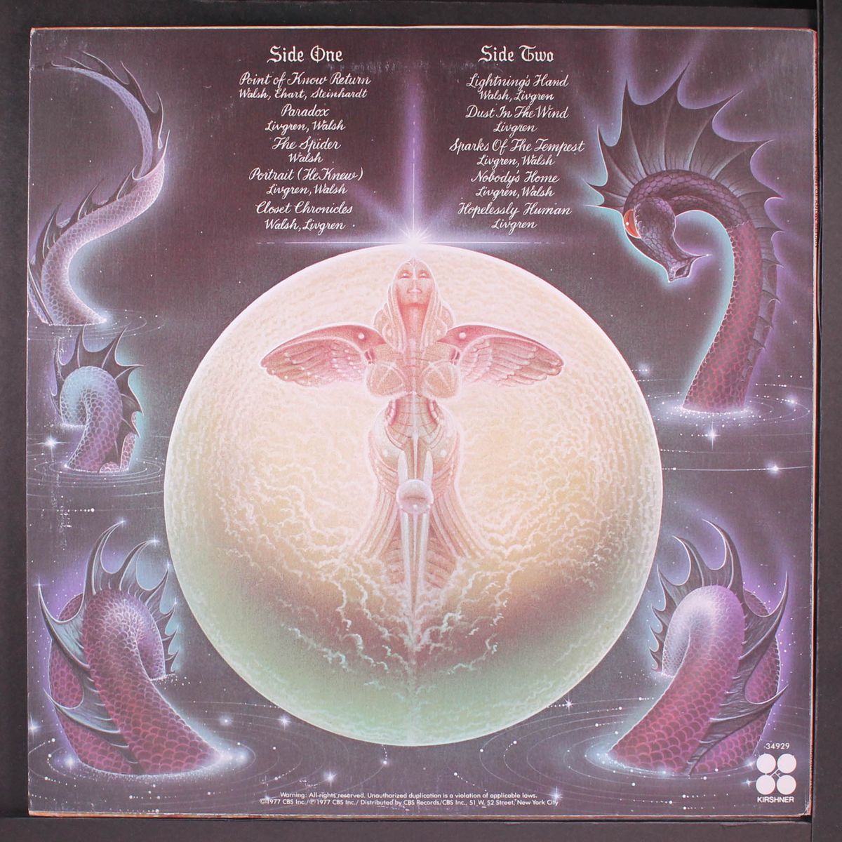 point of know return by KANSAS
