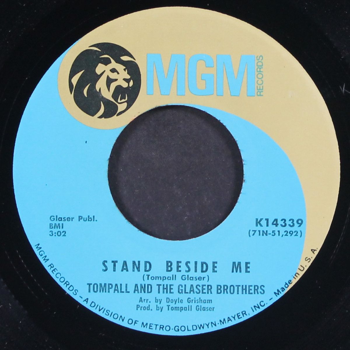 stand beside me / sweet, love me good by TOMPALL & GLASER BROTHERS