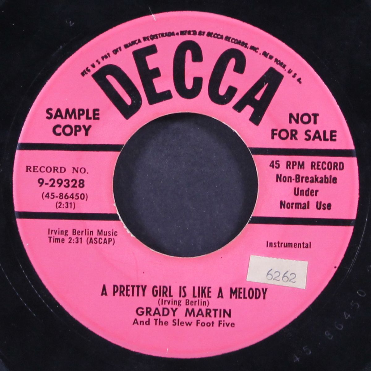 the one rose / a pretty girl is like a melody by GRADY MARTIN