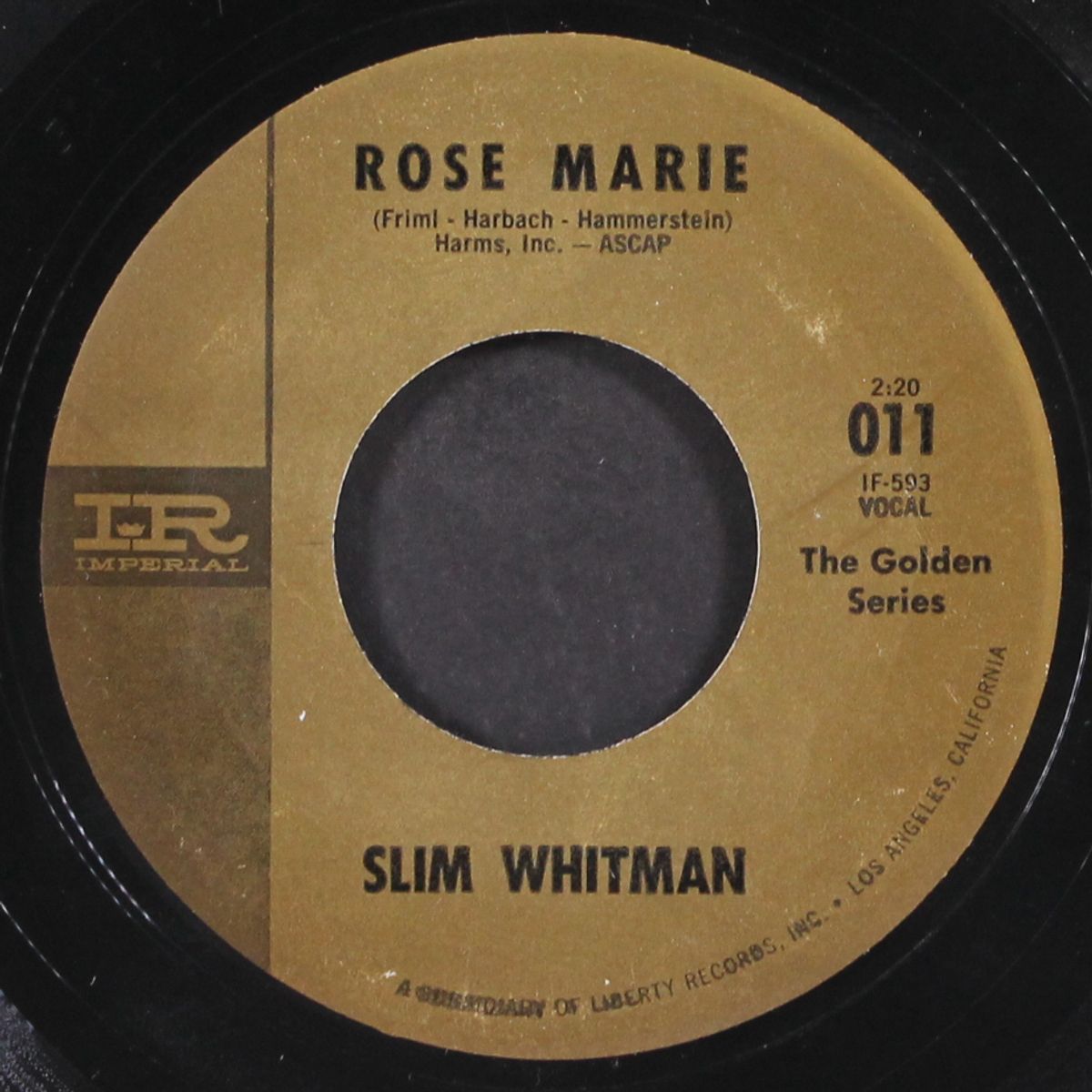secret love / rose marie by SLIM WHITMAN