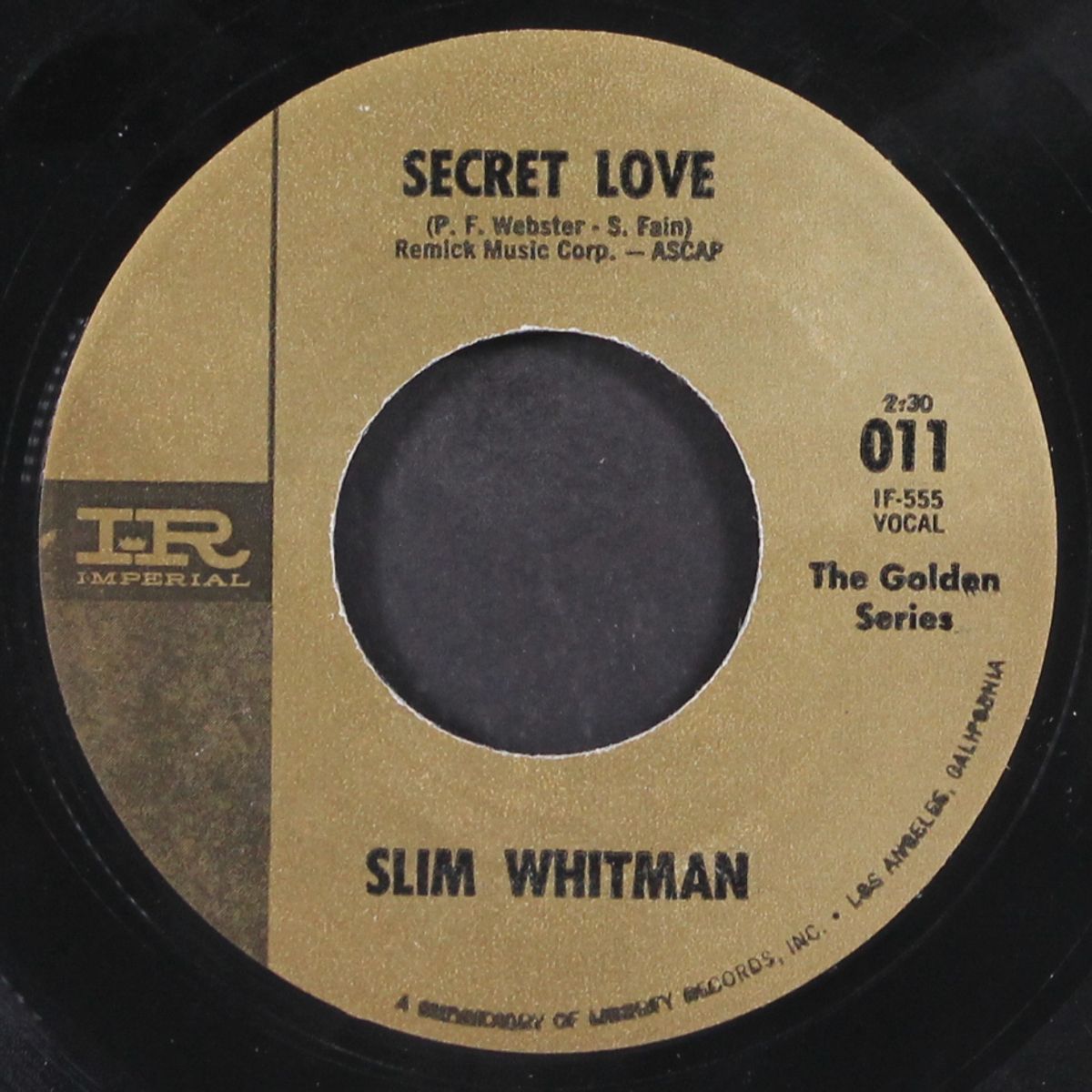 secret love / rose marie by SLIM WHITMAN