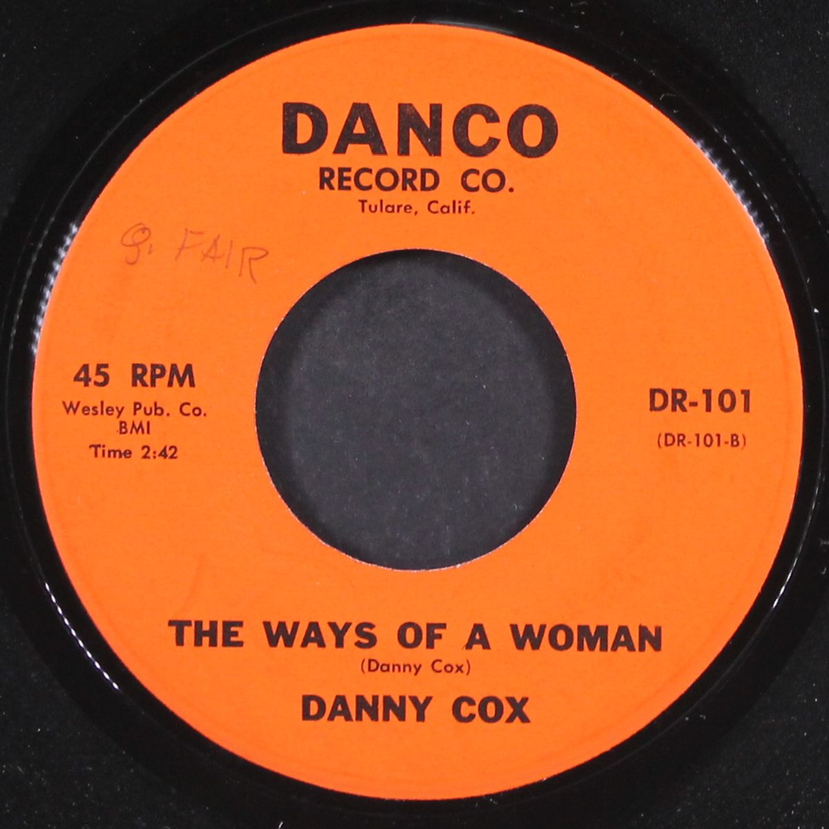 too many chances by DANNY COX