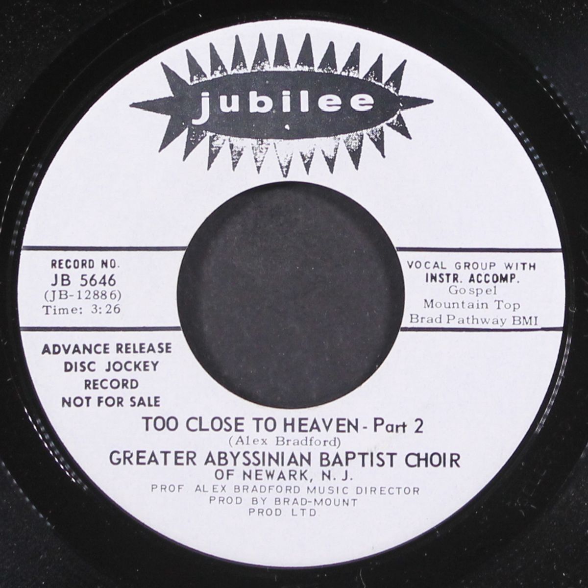 too close to heaven by GREATER ABYSSINIAN BAPTIST CHOIR