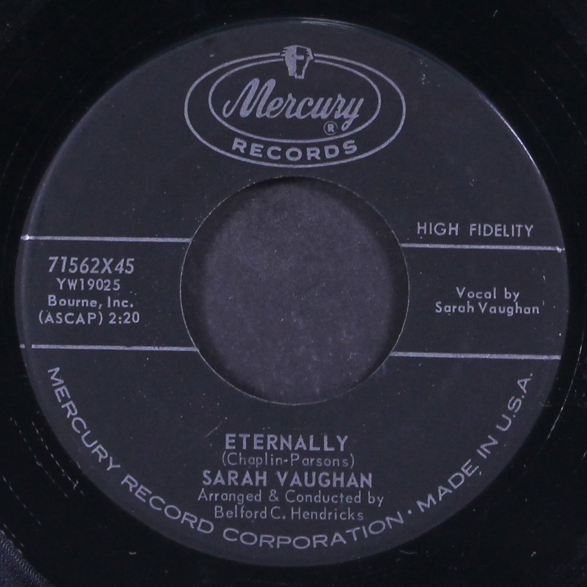 eternally / you're my baby by SARAH VAUGHAN