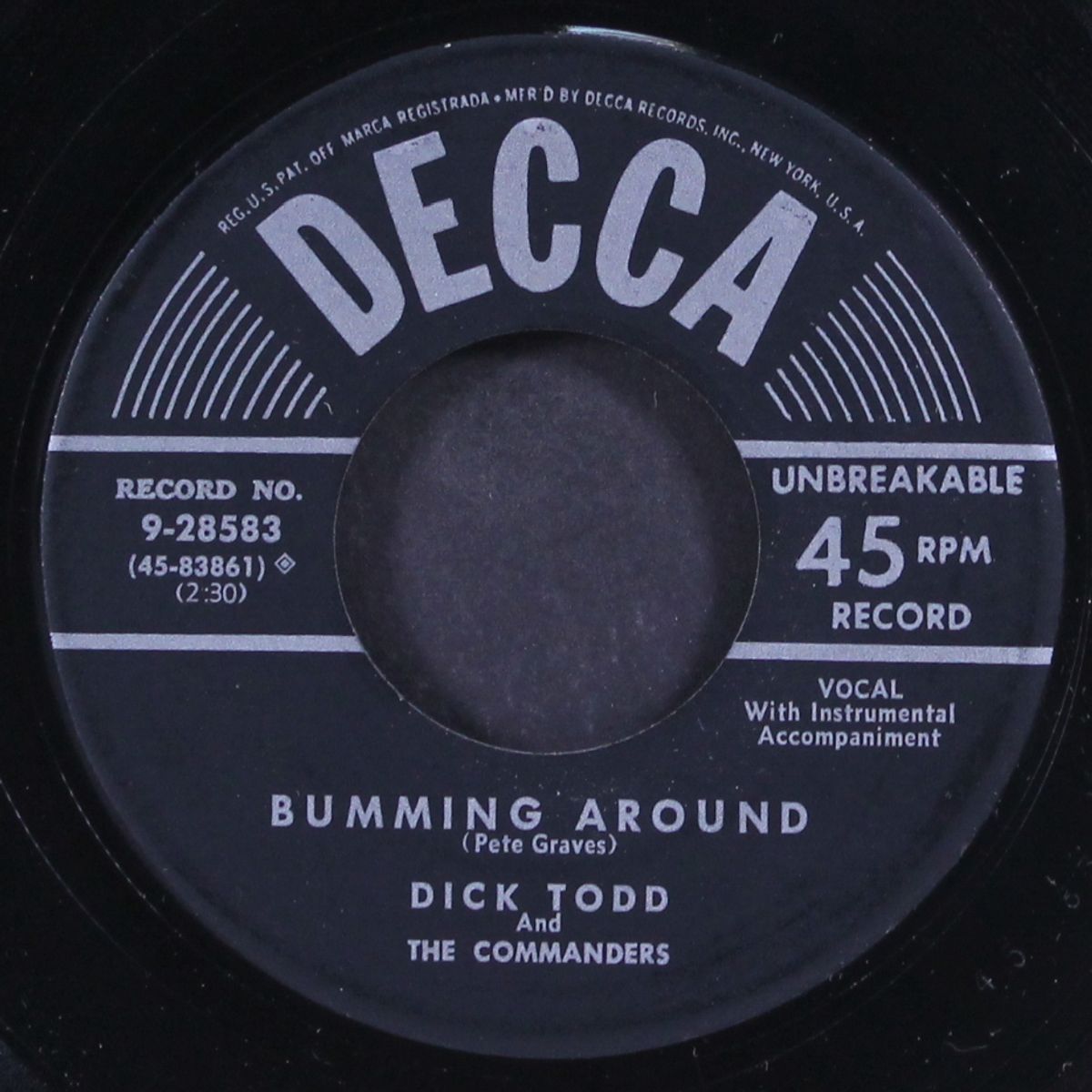 bumming around / let me know by DICK TODD