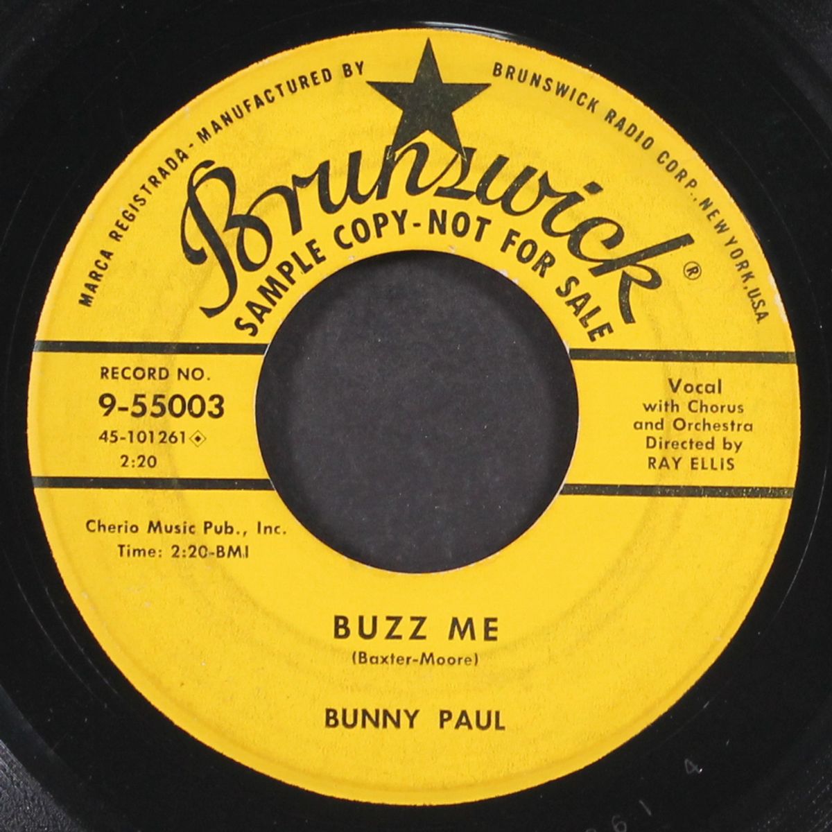buzz me / poor joe by BUNNY PAUL