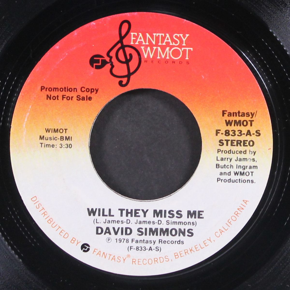 will they miss me / mono by DAVID SIMMONS