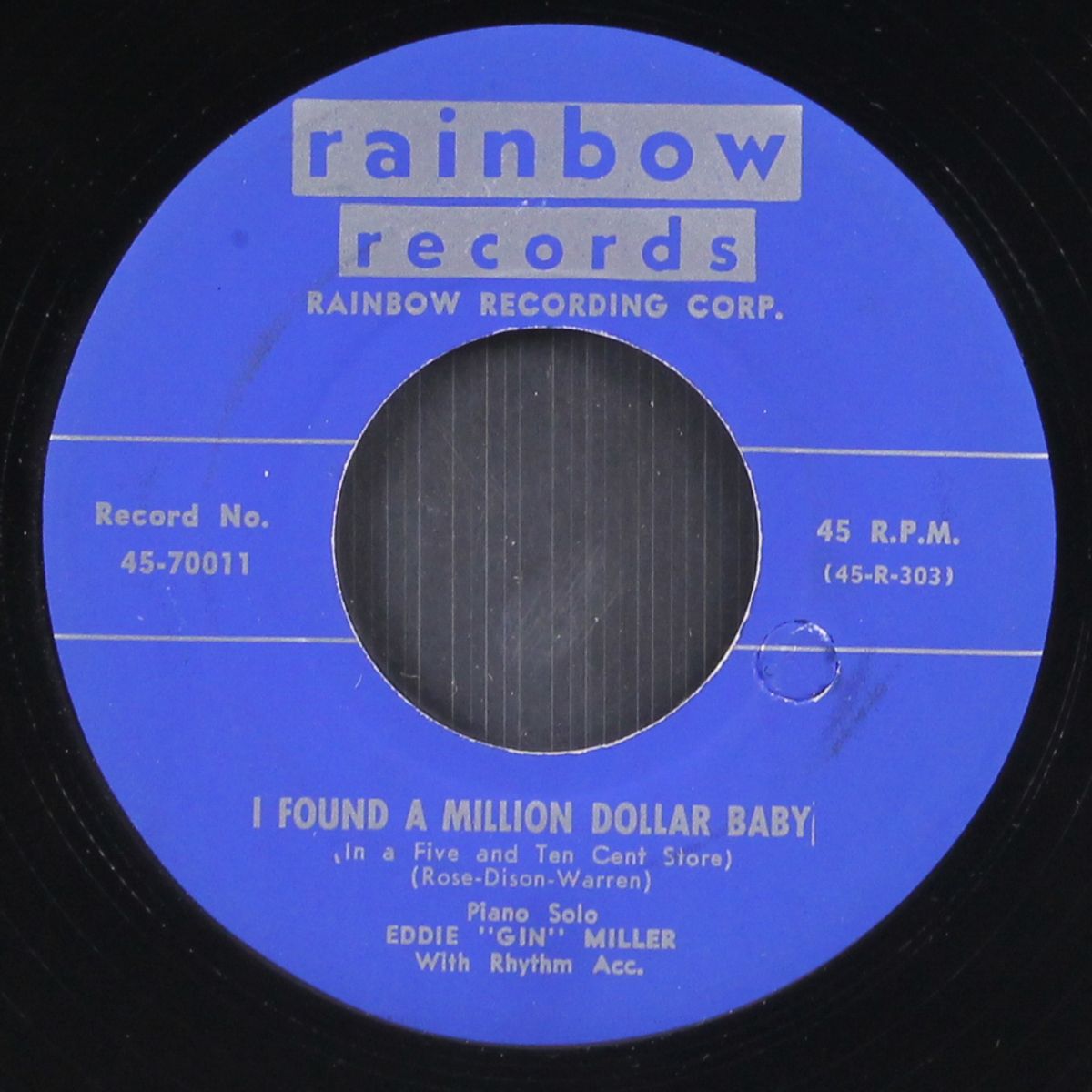 lily of laguna / i found a million dollar baby by EDDIE MILLER