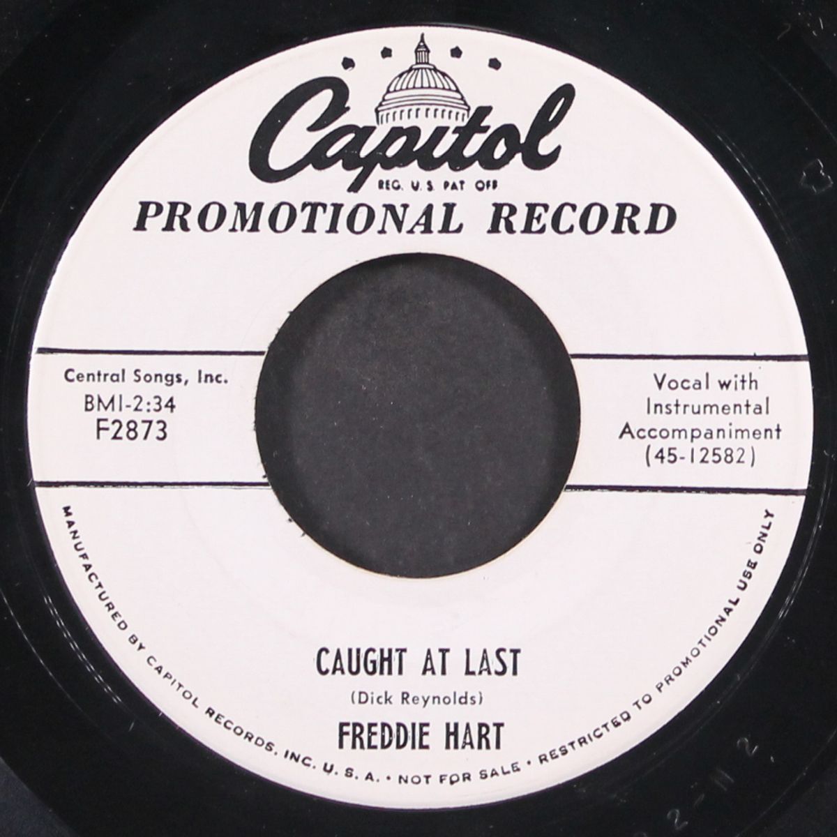 it just don't seem like home / caught at last by FREDDIE HART