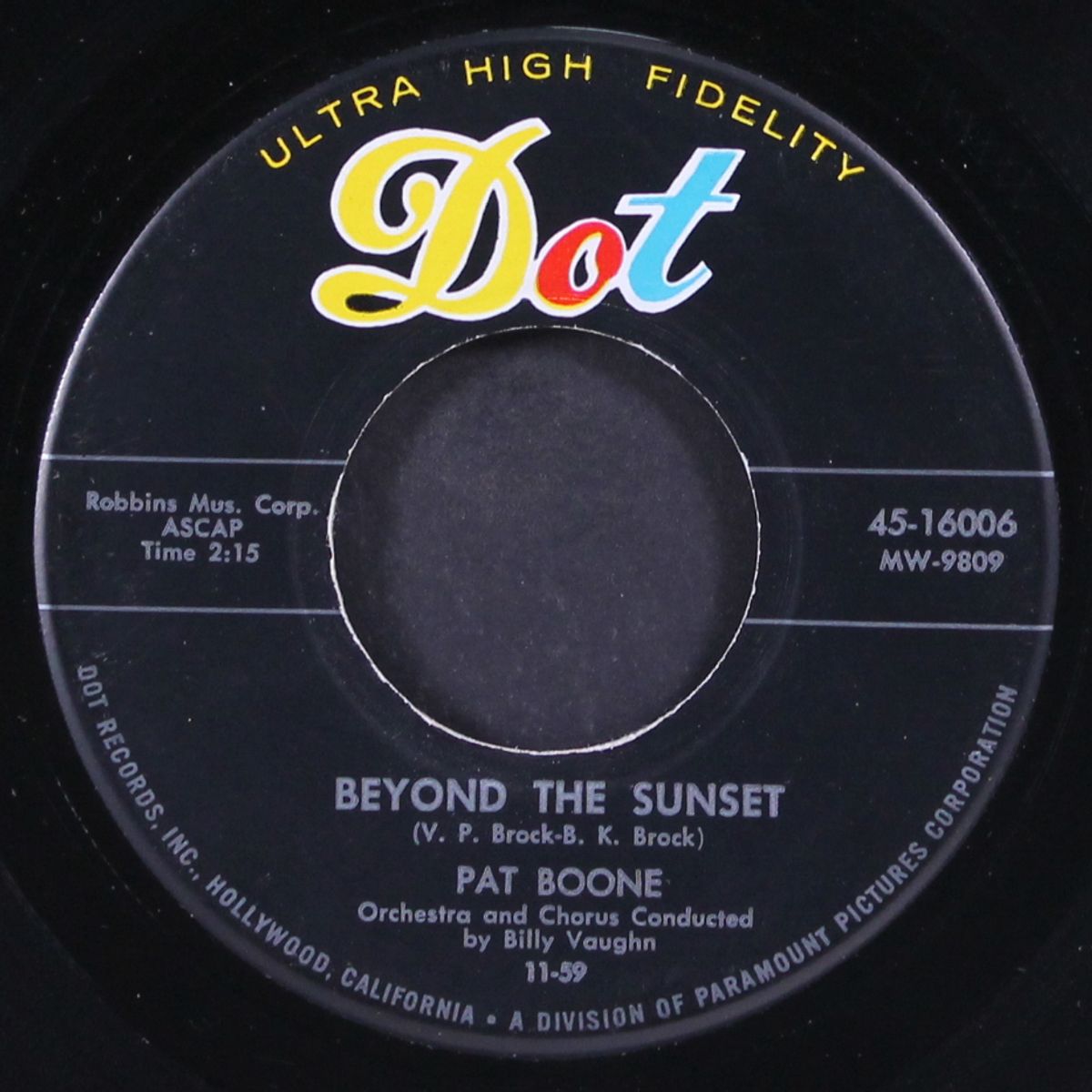 beyond the sunset by PAT BOONE
