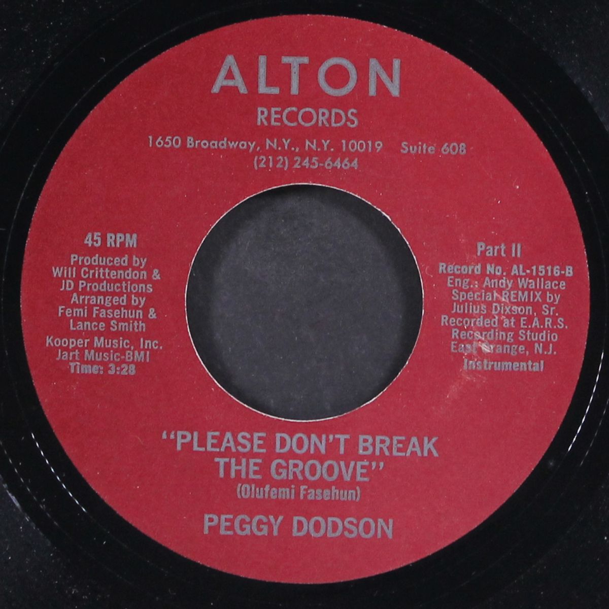please don't break the groove by PEGGY DODSON