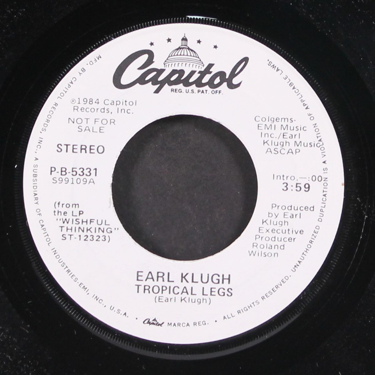 tropical legs / same by EARL KLUGH