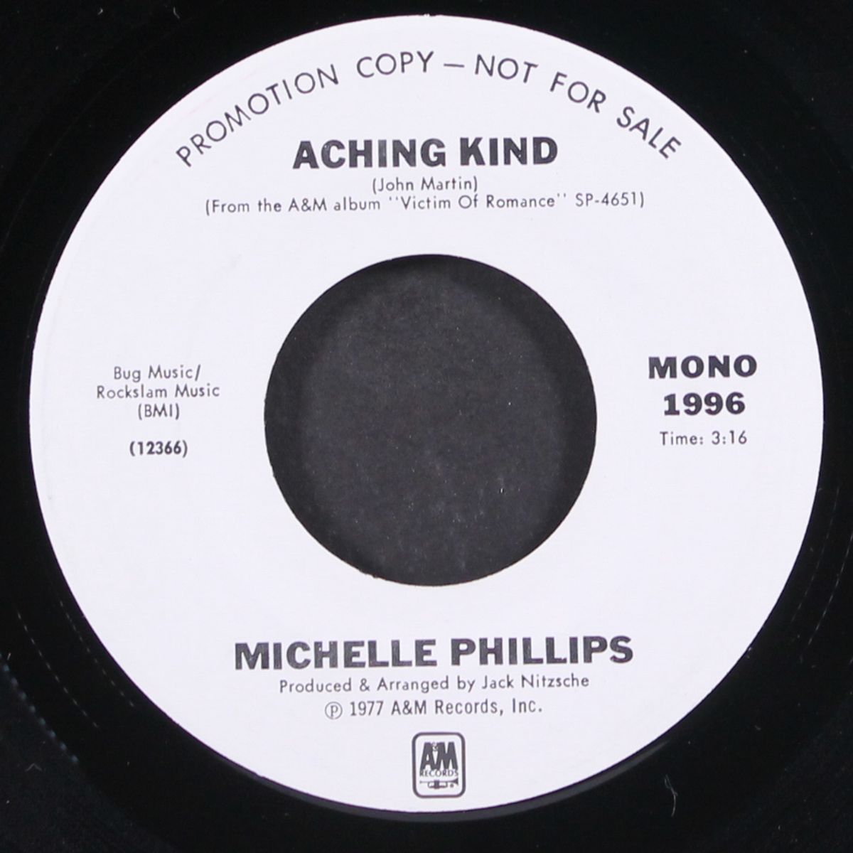 aching kind / mono by MICHELLE PHILLIPS