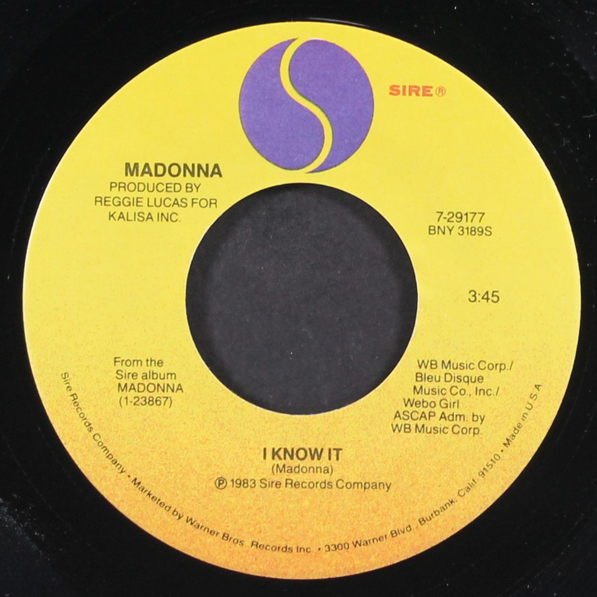 lucky star / i know it by MADONNA
