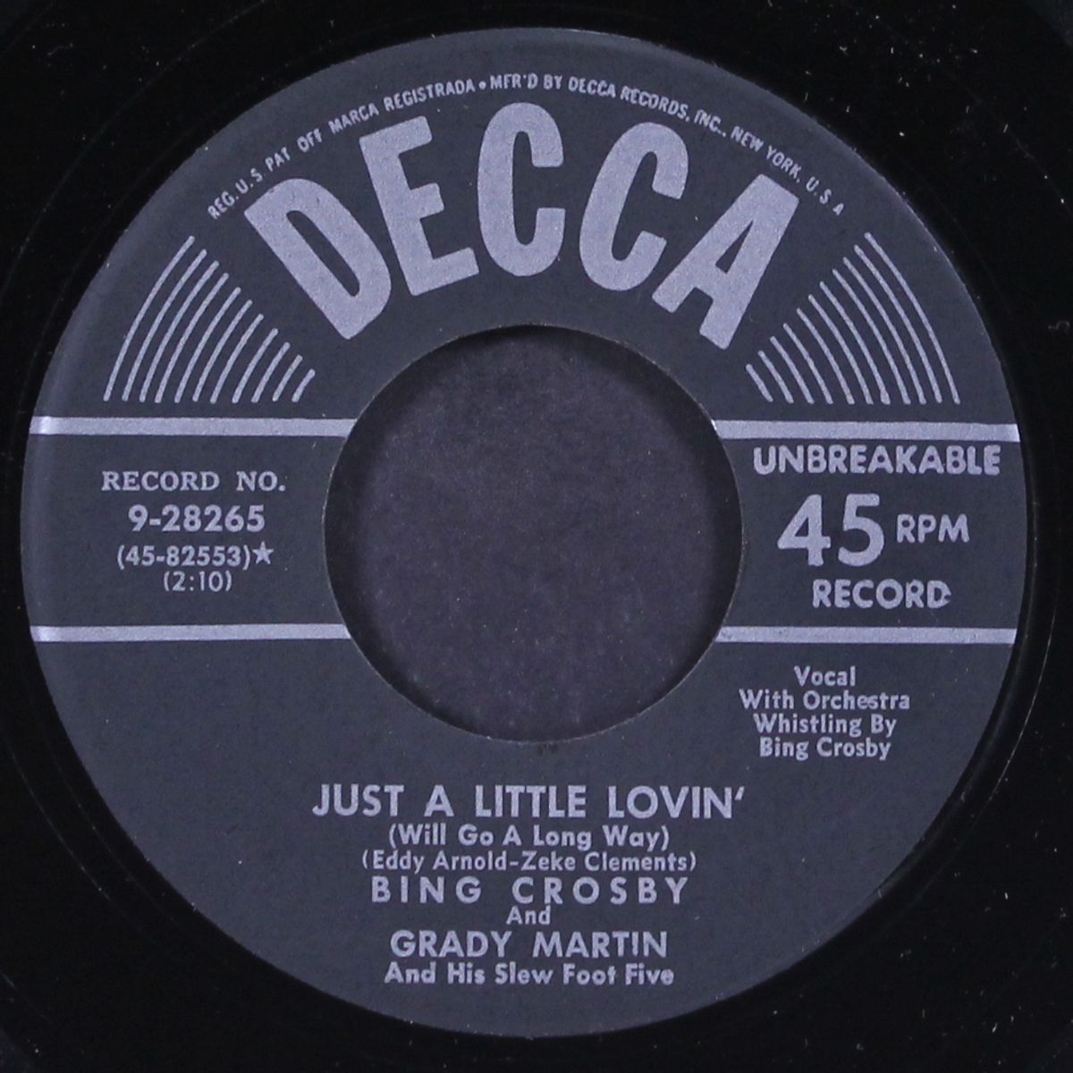 till the end of the world / just a little lovin' by BING CROSBY