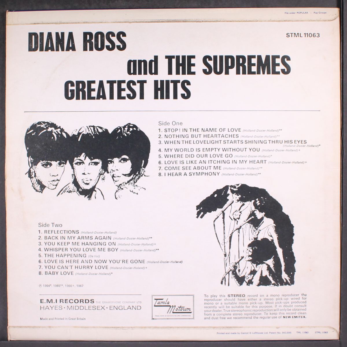 greatest hits by DIANA ROSS & SUPREMES