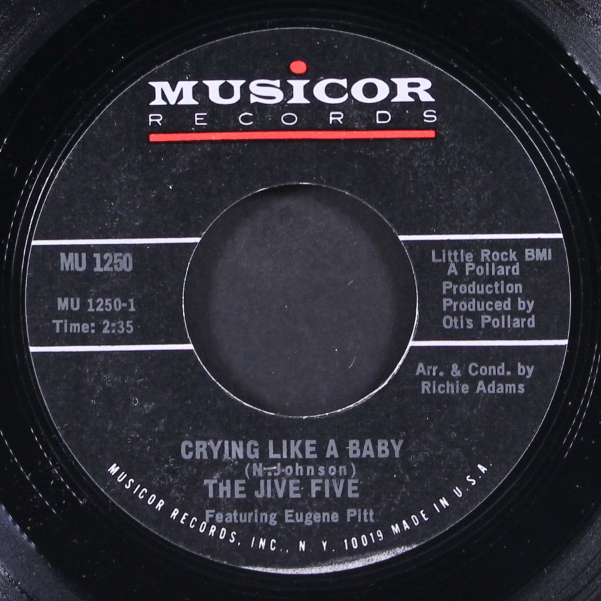you'll fall in love / crying like a baby by JIVE FIVE