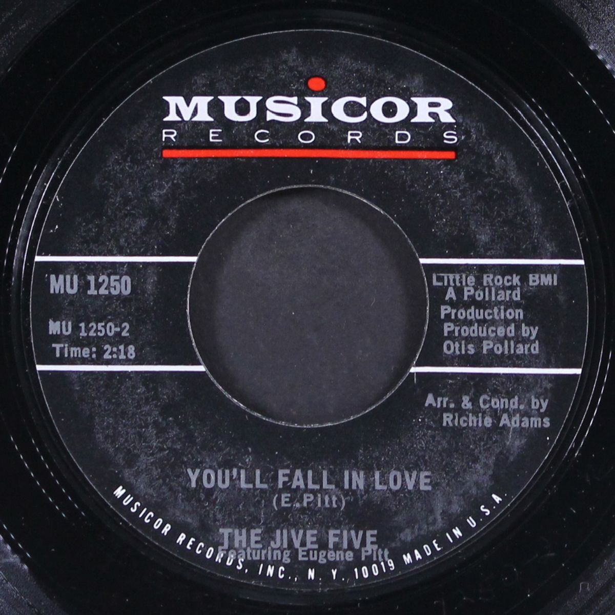you'll fall in love / crying like a baby by JIVE FIVE