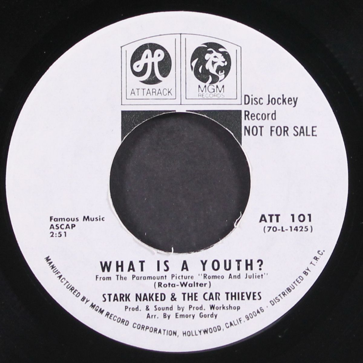what is a youth? / mixed emotions by STARK NAKED & CAR THIEVES