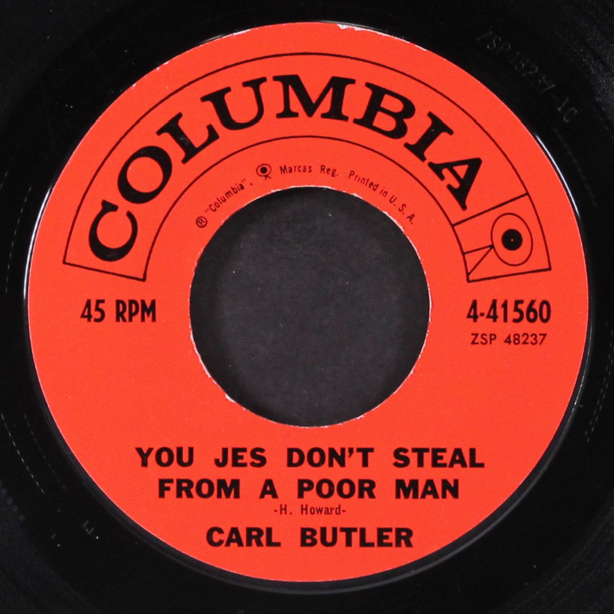 cry you fool / you jes don't steal from a poor man by CARL BUTLER
