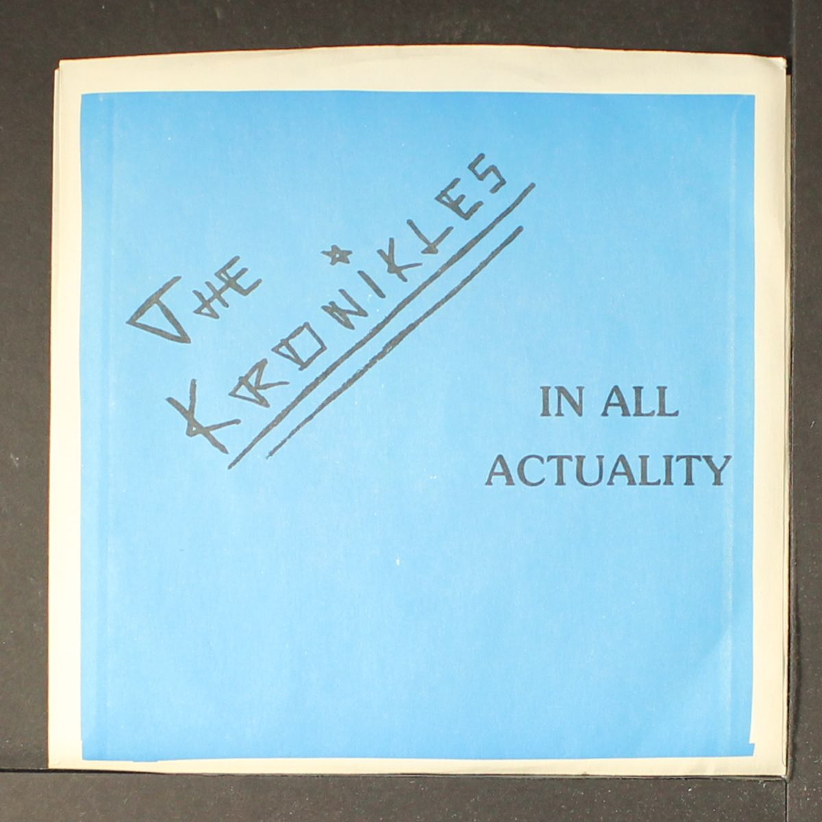 in all actuality / sulkin' by KRONIKLES