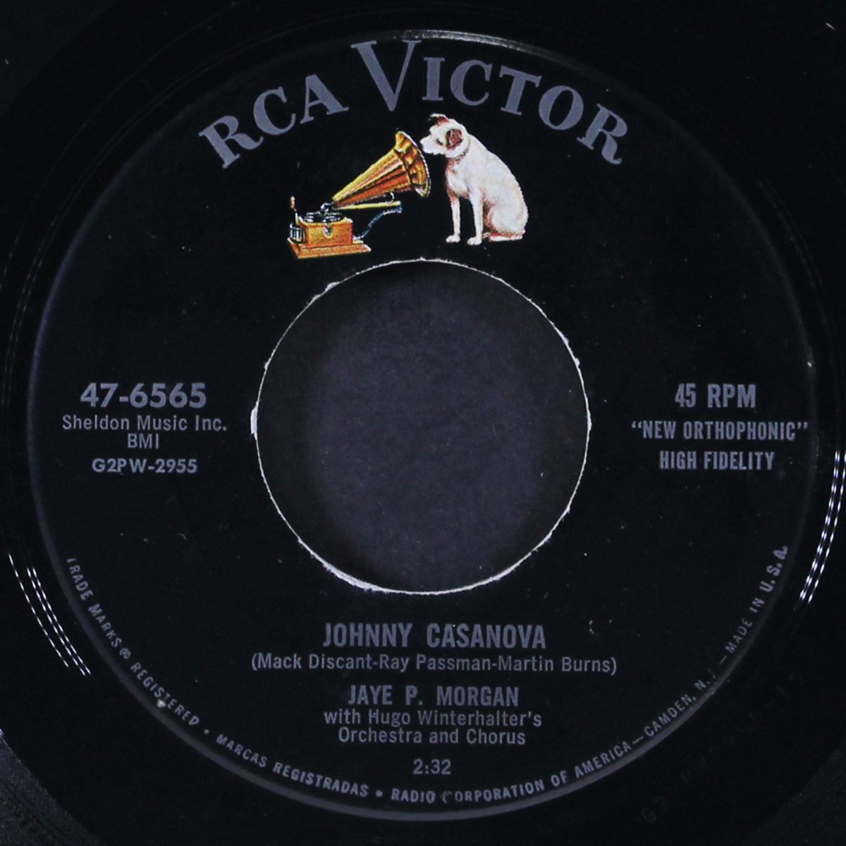 johnny casanova by JAYE P. MORGAN