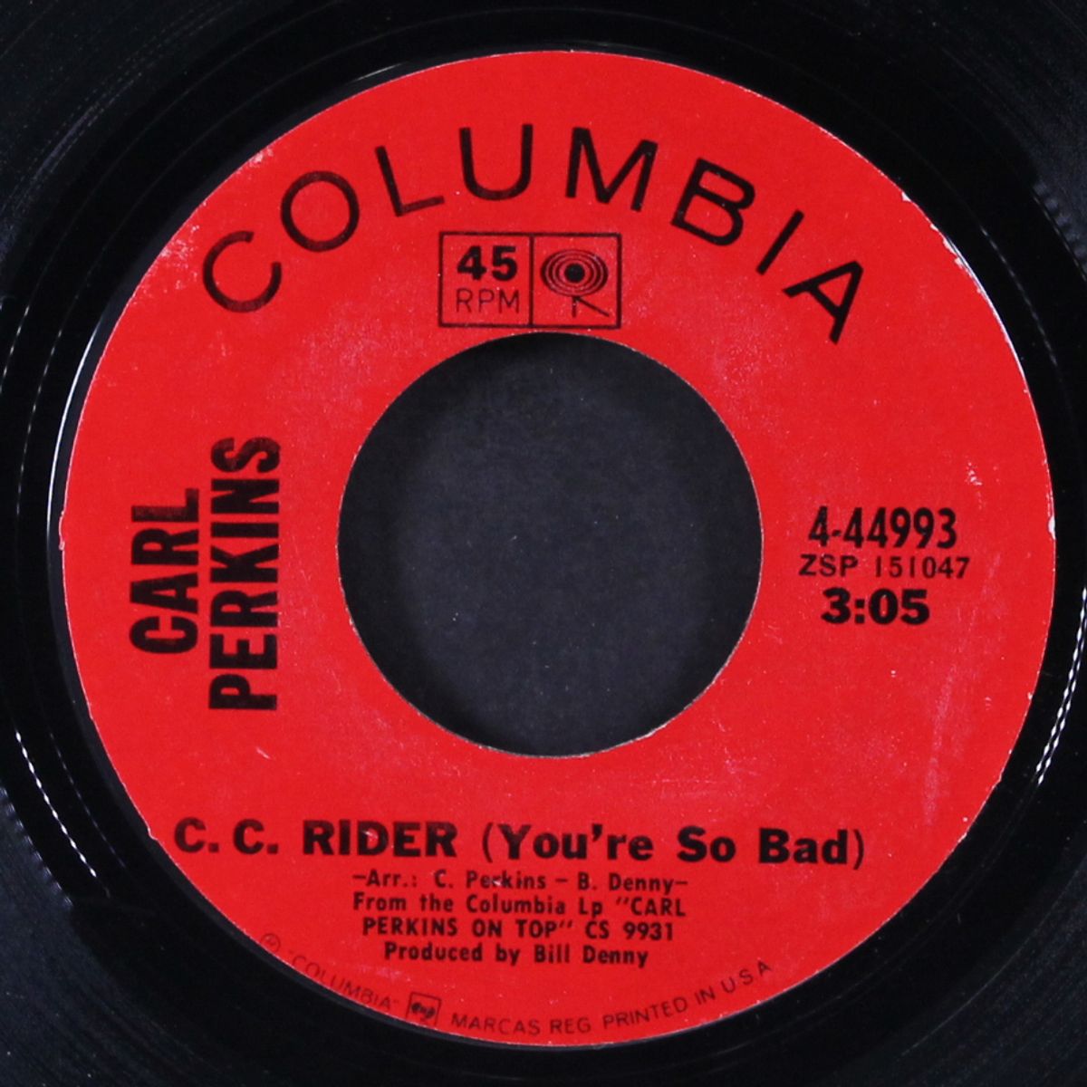 soul beat / c.c. rider by CARL PERKINS